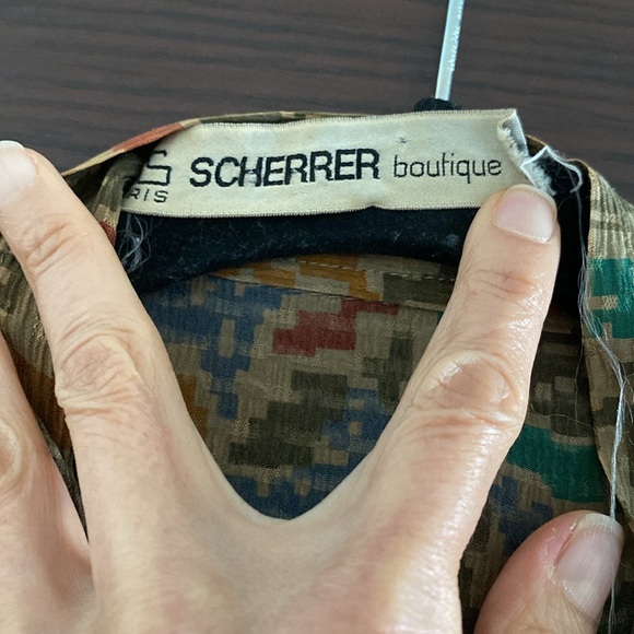 Vintage silk blouse from France - Picture 6 of 7